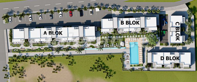 Appartement du développeur еn Kyrénia, Chypre du Nord vue sur la mer piscine - 89091 Appartement du développeur еn Kyrénia, Chypre du Nord vue sur la mer piscine - acheter un bien immobilier en Turquie - 89091