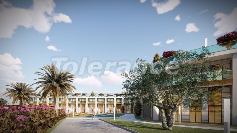 Appartement van de ontwikkelaar in Kyrenie, Noord-Cyprus zeezicht zwembad - onroerend goed kopen in Turkije - 90398