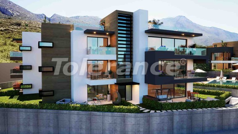 آپارتمان از سازنده که در گیرنه, قبرس شمالی منظره دریا استخر اقساط - خرید ملک در ترکیه - 91164