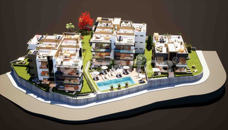 آپارتمان از سازنده که در گیرنه, قبرس شمالی منظره دریا استخر اقساط - خرید ملک در ترکیه - 91167