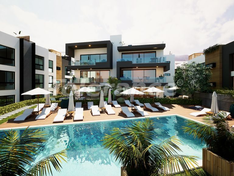 آپارتمان از سازنده که در گیرنه, قبرس شمالی منظره دریا استخر اقساط - خرید ملک در ترکیه - 91184