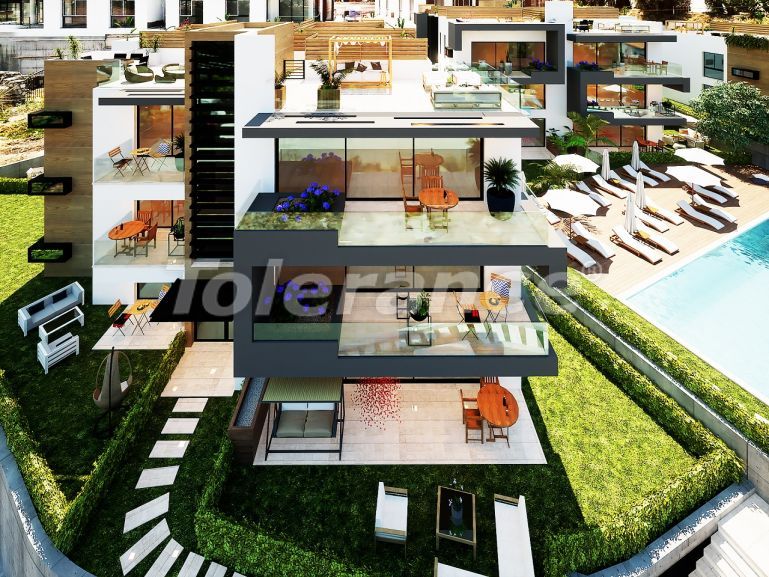 آپارتمان از سازنده که در گیرنه, قبرس شمالی منظره دریا استخر اقساط - خرید ملک در ترکیه - 91186