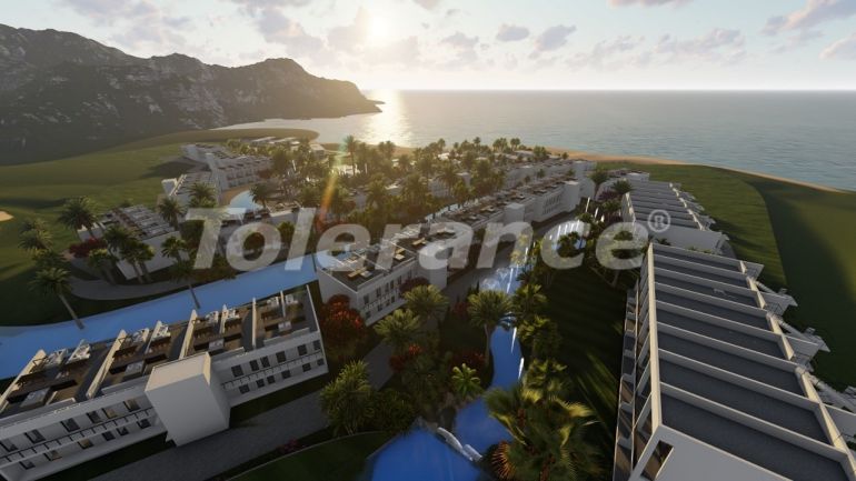 Apartment from the developer in Kyrenia, Northern Cyprus with sea view with pool with installment - 92623 Apartment from the developer in Kyrenia, Northern Cyprus with sea view with pool with installment - buy realty in Turkey - 92623