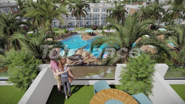 Apartment from the developer in Kyrenia, Northern Cyprus with sea view with pool with installment - 92717 Apartment from the developer in Kyrenia, Northern Cyprus with sea view with pool with installment - buy realty in Turkey - 92717