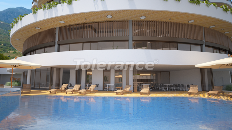 Appartement van de ontwikkelaar in Kyrenie, Noord-Cyprus zwembad afbetaling - onroerend goed kopen in Turkije - 73814