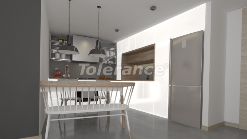 Appartement van de ontwikkelaar in Kyrenie, Noord-Cyprus zeezicht zwembad - onroerend goed kopen in Turkije - 90986