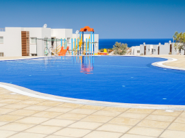 Apartment in Kyrenia, Northern Cyprus with sea view with pool - buy realty in Turkey - 105671