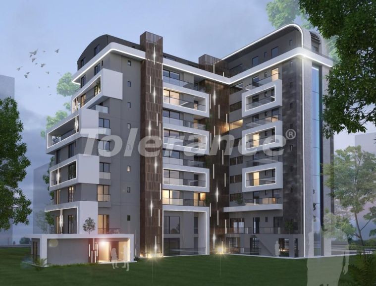Apartment from the developer in Lara, Antalya with sea view with pool with installment - 106045 Apartment from the developer in Lara, Antalya with sea view with pool with installment - buy realty in Turkey - 106045