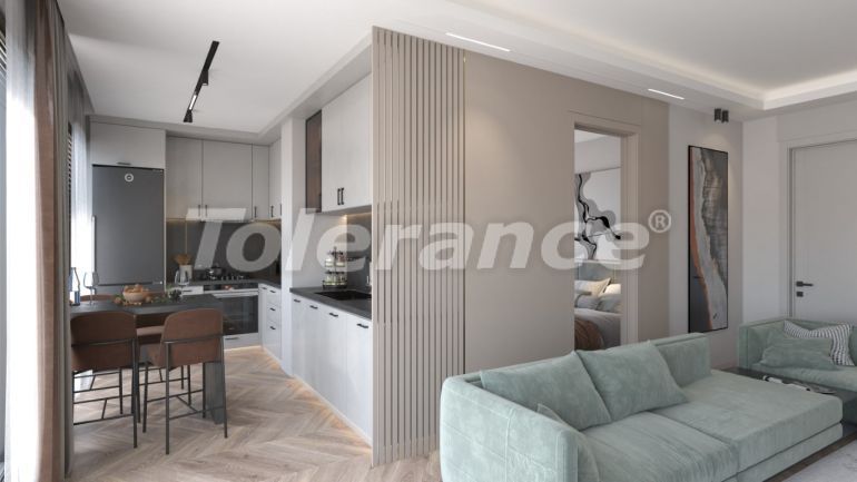 Apartment from the developer in Lara, Antalya with sea view with pool with installment - 106058 Apartment from the developer in Lara, Antalya with sea view with pool with installment - buy realty in Turkey - 106058