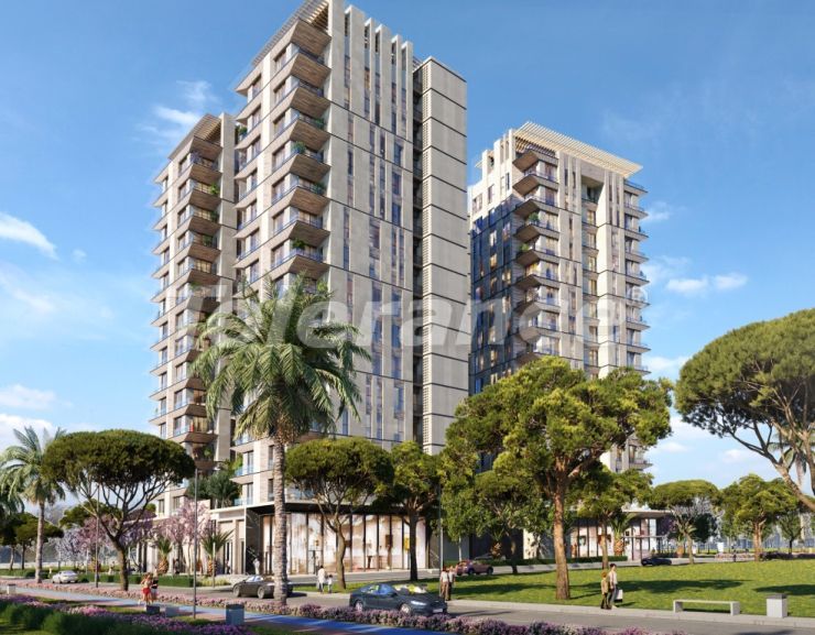 Apartment from the developer in Lara, Antalya with sea view with installment - buy realty in Turkey - 109706