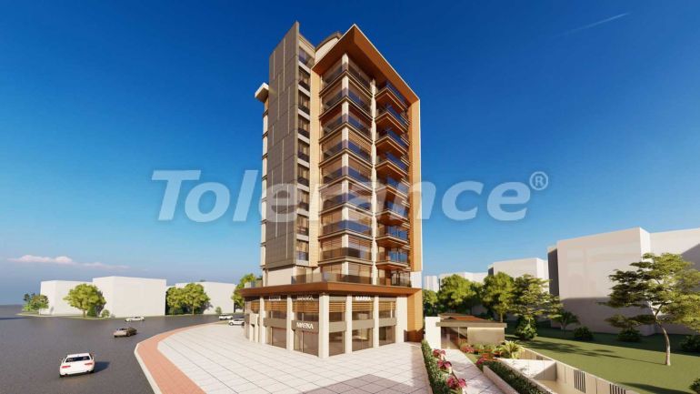 Apartment from the developer in Lara, Antalya with sea view with pool - buy realty in Turkey - 69119