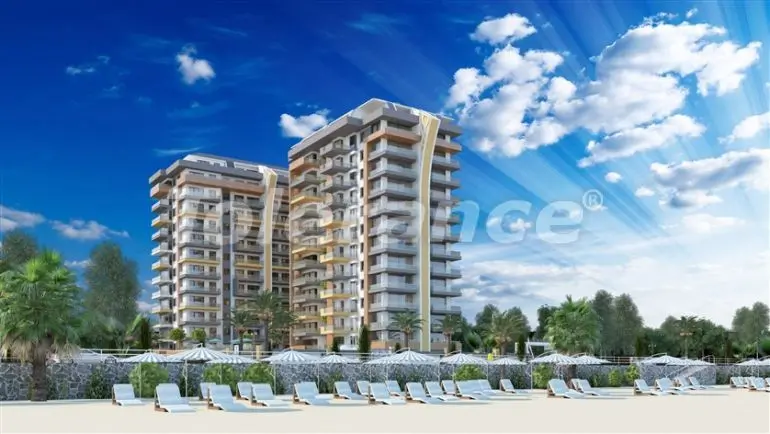 Appartement van de ontwikkelaar in Mahmutlar, Alanya zeezicht zwembad - 17731 Appartement van de ontwikkelaar in Mahmutlar, Alanya zeezicht zwembad - onroerend goed kopen in Turkije - 17731