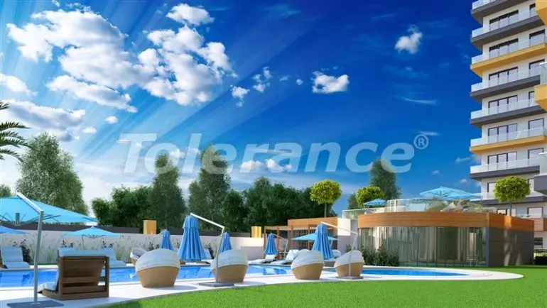 Appartement van de ontwikkelaar in Mahmutlar, Alanya zeezicht zwembad - 17735 Appartement van de ontwikkelaar in Mahmutlar, Alanya zeezicht zwembad - onroerend goed kopen in Turkije - 17735