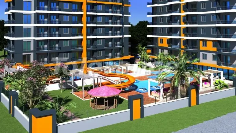 Apartment in Mahmutlar, Alanya with sea view with pool - 28273 Apartment in Mahmutlar, Alanya with sea view with pool - buy realty in Turkey - 28273