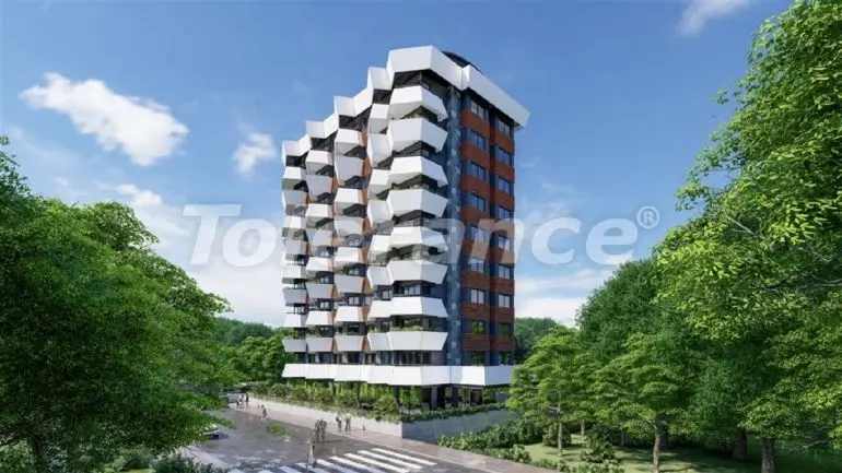 Apartment from the developer in Mahmutlar, Alanya with sea view with pool with installment - buy realty in Turkey - 28863