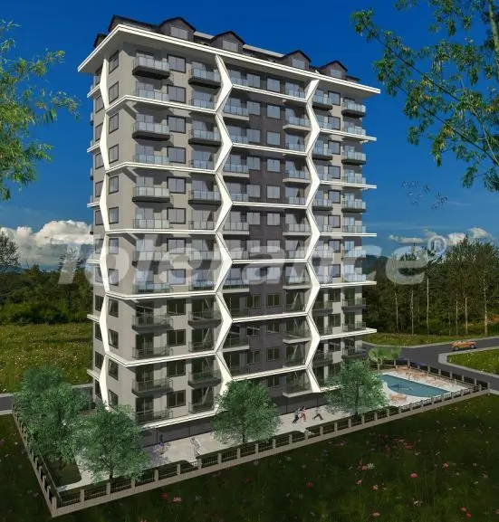 Apartment in Mahmutlar, Alanya sea view pool installment - buy realty in Turkey - 31641
