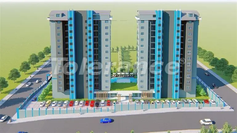 Appartement in Mahmutlar, Alanya zeezicht zwembad - onroerend goed kopen in Turkije - 31654