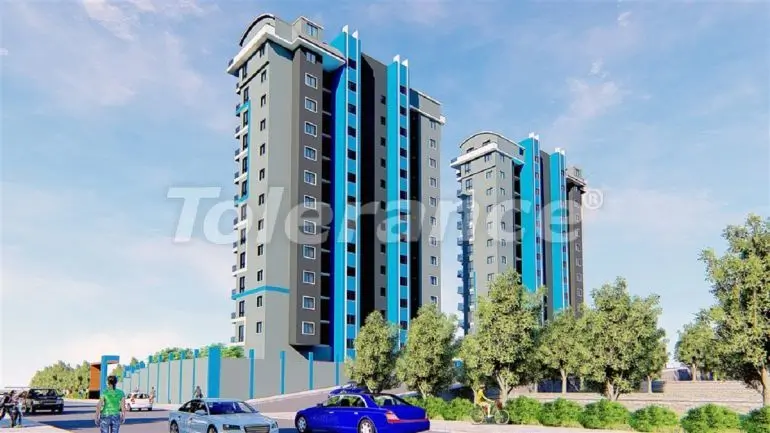 Appartement in Mahmutlar, Alanya zeezicht zwembad - 31656 Appartement in Mahmutlar, Alanya zeezicht zwembad - onroerend goed kopen in Turkije - 31656
