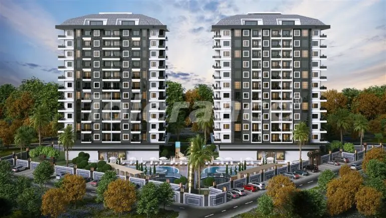 Apartment from the developer in Mahmutlar, Alanya sea view pool installment - buy realty in Turkey - 40146
