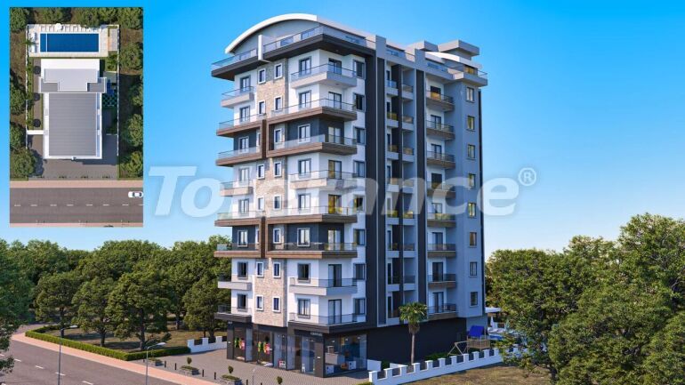 Apartment vom entwickler in Mahmutlar, Alanya meeresblick pool ratenzahlung - immobilien in der Türkei kaufen - 60700