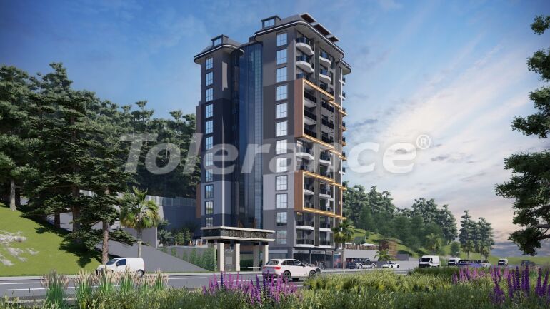 Apartment from the developer in Mahmutlar, Alanya with sea view with pool with installment - buy realty in Turkey - 61018