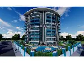 Apartment in Mahmutlar, Alanya with sea view with pool with installment - buy realty in Turkey - 28749