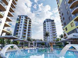 Apartment in Mahmutlar, Alanya with sea view with pool - buy realty in Turkey - 49389