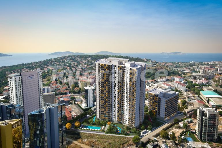 آپارتمان از سازنده که در مال تپه, استانبول منظره دریا استخر اقساط - خرید ملک در ترکیه - 65585