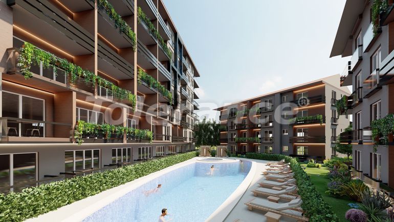 Apartment in Mersin with sea view with pool with installment - buy realty in Turkey - 115917