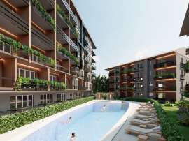 Apartment in Mersin with sea view with pool with installment - buy realty in Turkey - 115917