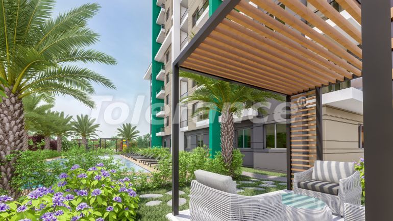Apartment from the developer in Mezitli, Mersin with sea view with pool with installment - 106555 Apartment from the developer in Mezitli, Mersin with sea view with pool with installment - buy realty in Turkey - 106555