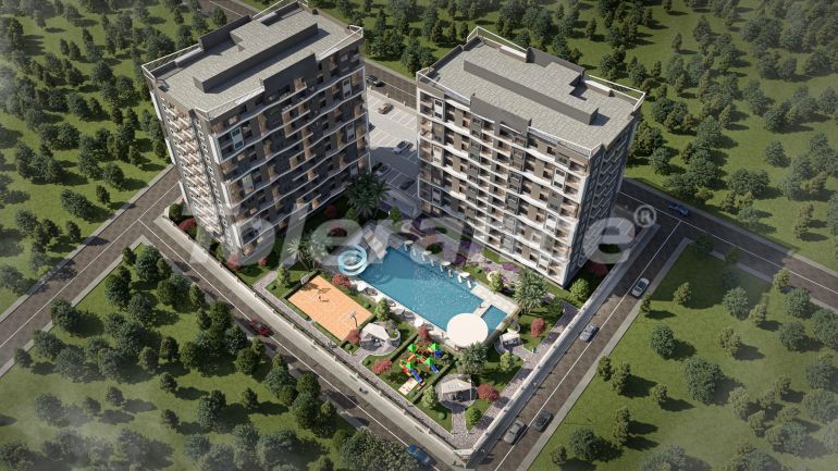 Apartment from the developer in Mezitli, Mersin with pool with installment - buy realty in Turkey - 131679