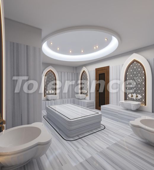 Apartment in Mezitli, Mersin with sea view with pool - 131750 Apartment in Mezitli, Mersin with sea view with pool - buy realty in Turkey - 131750