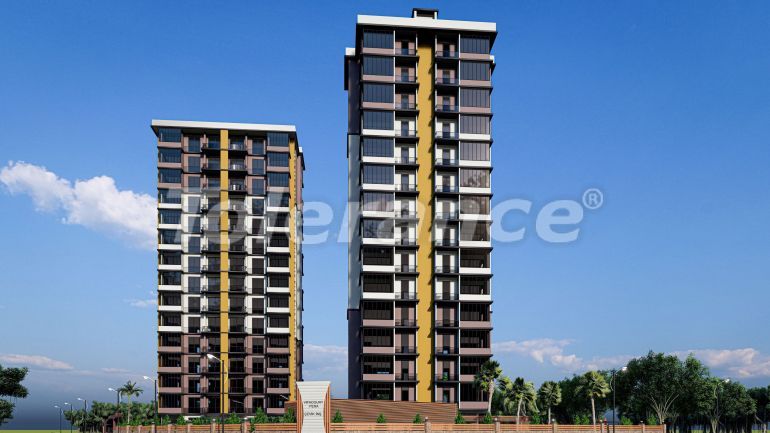 Apartment in Mezitli, Mersin with sea view with pool - 131773 Apartment in Mezitli, Mersin with sea view with pool - buy realty in Turkey - 131773