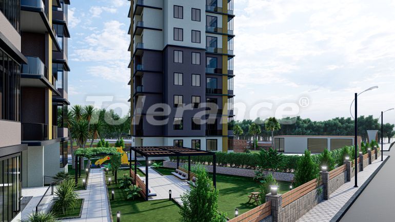 Apartment in Mezitli, Mersin with sea view with pool - 131774 Apartment in Mezitli, Mersin with sea view with pool - buy realty in Turkey - 131774
