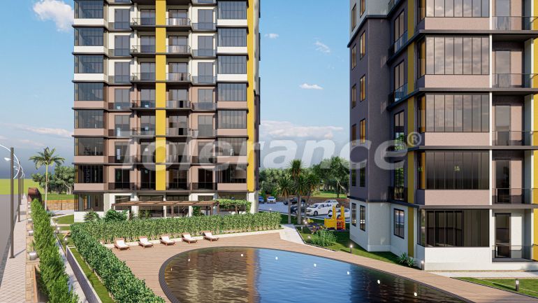 Apartment in Mezitli, Mersin with sea view with pool - 131778 Apartment in Mezitli, Mersin with sea view with pool - buy realty in Turkey - 131778