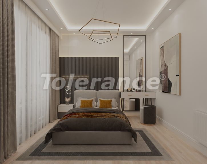 Apartment in Mezitli, Mersin with sea view with pool - 131780 Apartment in Mezitli, Mersin with sea view with pool - buy realty in Turkey - 131780
