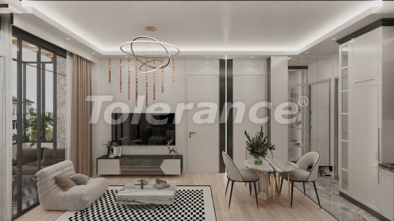 Apartment in Mezitli, Mersin with sea view with pool - 131781 Apartment in Mezitli, Mersin with sea view with pool - buy realty in Turkey - 131781