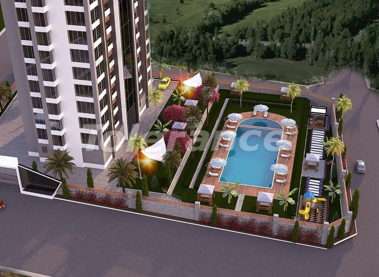 Apartment from the developer in Mezitli, Mersin with pool with installment - buy realty in Turkey - 54352