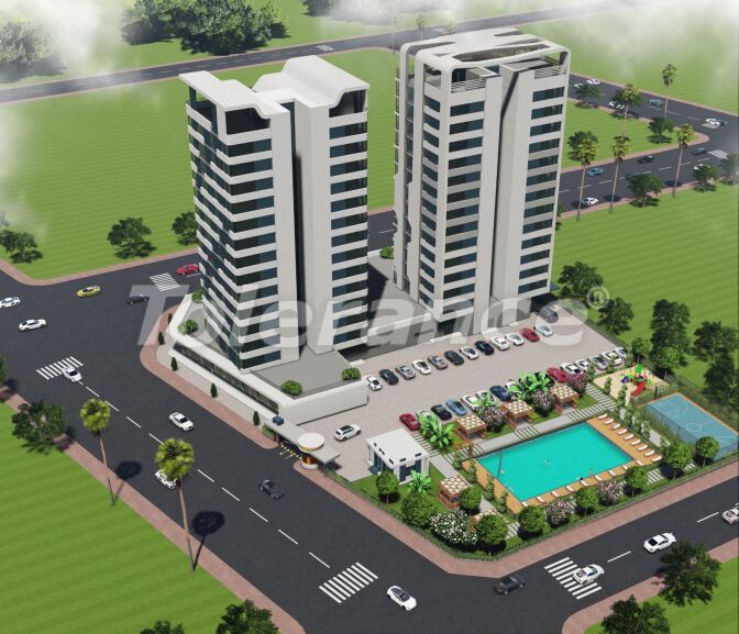 Apartment from the developer in Mezitli, Mersin with sea view with pool with installment - buy realty in Turkey - 64118