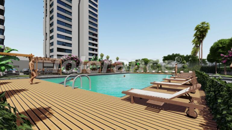 Apartment from the developer in Mezitli, Mersin with sea view with pool - 64119 Apartment from the developer in Mezitli, Mersin with sea view with pool - buy realty in Turkey - 64119
