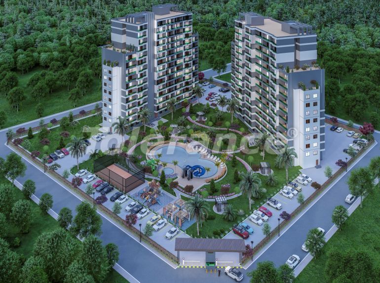 Apartment vom entwickler in Mezitli, Mersin ratenzahlung - immobilien in der Türkei kaufen - 66599