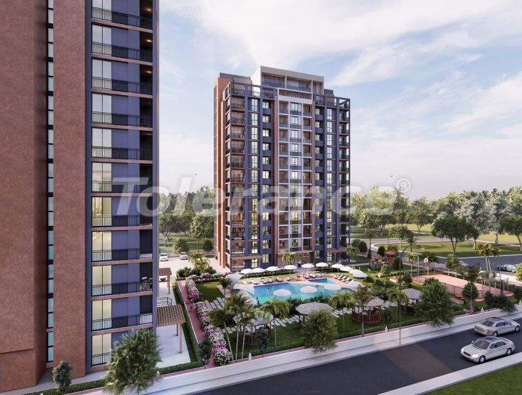 Appartement van de ontwikkelaar in Mezitli, Mersin zwembad afbetaling - 67376 Appartement van de ontwikkelaar in Mezitli, Mersin zwembad afbetaling - onroerend goed kopen in Turkije - 67376