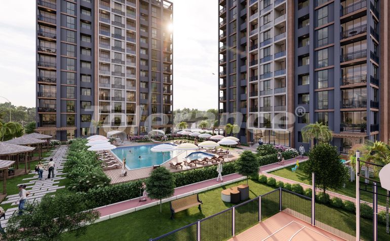 Appartement van de ontwikkelaar in Mezitli, Mersin zwembad afbetaling - 67377 Appartement van de ontwikkelaar in Mezitli, Mersin zwembad afbetaling - onroerend goed kopen in Turkije - 67377