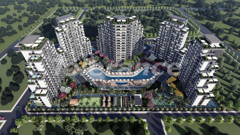 Apartment vom entwickler in Mezitli, Mersin pool ratenzahlung - immobilien in der Türkei kaufen - 82337