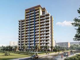 Apartment from the developer in Mezitli, Mersin with pool with installment - buy realty in Turkey - 68943