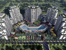 Apartment from the developer in Mezitli, Mersin with pool with installment - buy realty in Turkey - 82337