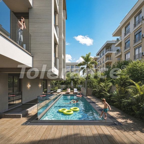 Appartement van de ontwikkelaar in Muratpaşa, Antalya zwembad afbetaling - onroerend goed kopen in Turkije - 139137