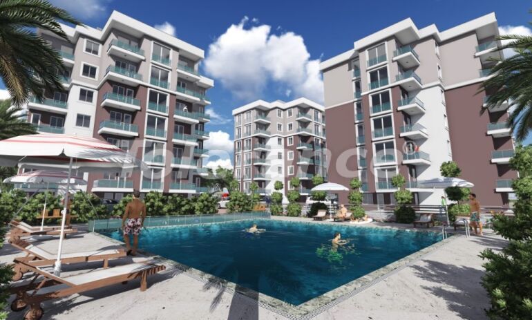 Appartement van de ontwikkelaar in Muratpaşa, Antalya zwembad - onroerend goed kopen in Turkije - 63632