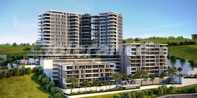 Appartement van de ontwikkelaar in Narlıdere, İzmir zeezicht zwembad afbetaling - 109542 Appartement van de ontwikkelaar in Narlıdere, İzmir zeezicht zwembad afbetaling - onroerend goed kopen in Turkije - 109542